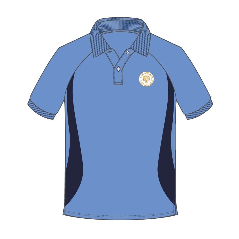 Skyblue Polo T.Shirt SSL -- [GRADE 6 -- [GRADE 12]