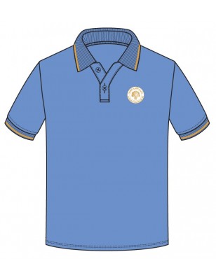 Skyblue Polo T.Shirt SL  -- [KG1 - GRADE 5]