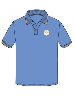 Skyblue Polo T.Shirt SL  -- [KG1 - GRADE 5]