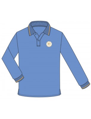 Skyblue Polo T.Shirt FSL  -- [GRADE 1 - GRADE 5]