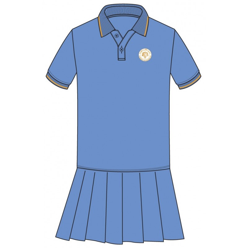 Skyblue Polo Dress -- [KG1 - KG2]