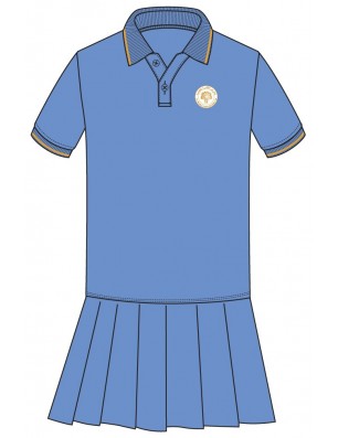 Skyblue Polo Dress -- [KG1 - KG2]