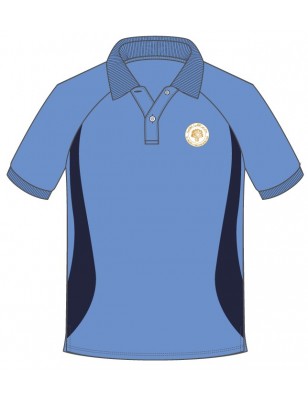 Skyblue Polo T.Shirt SL -- [GRADE 6 - GRADE 12]