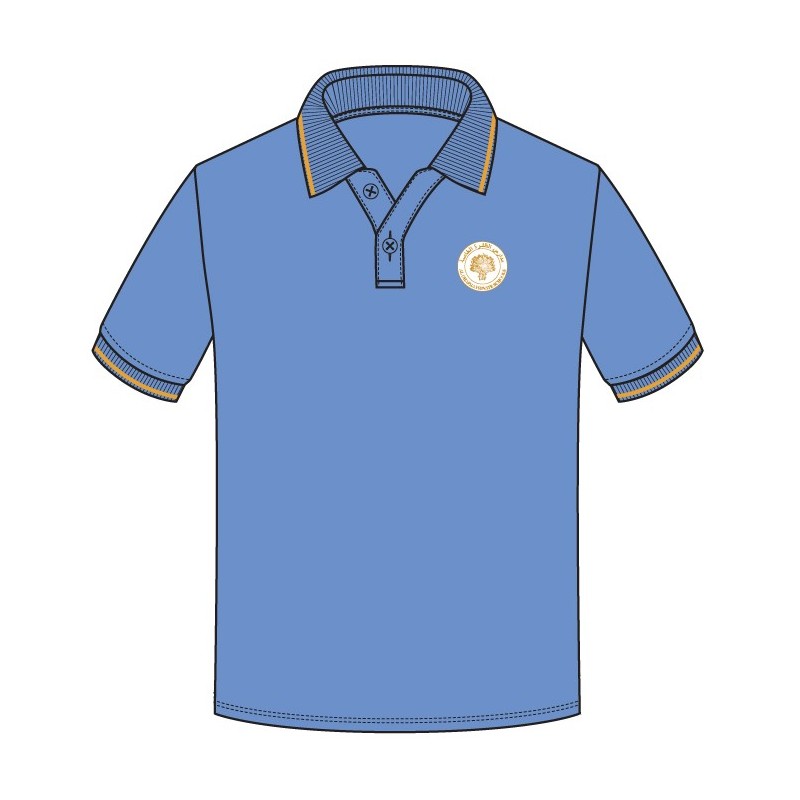 Skyblue Polo T.Shirt SSL -- [KG1 - KG2]