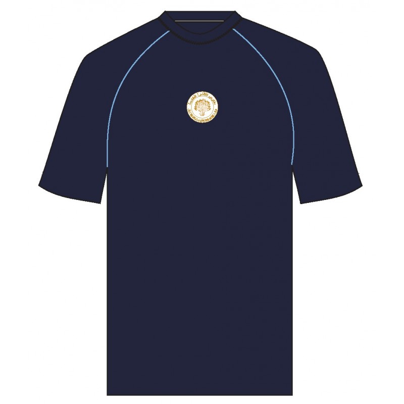 Round Neck [ P.E ] T.Shirt -- [KG1 - GRADE 12]