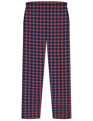 Twisted Tailor Cardosi Grey and Red Tartan Suit Trousers