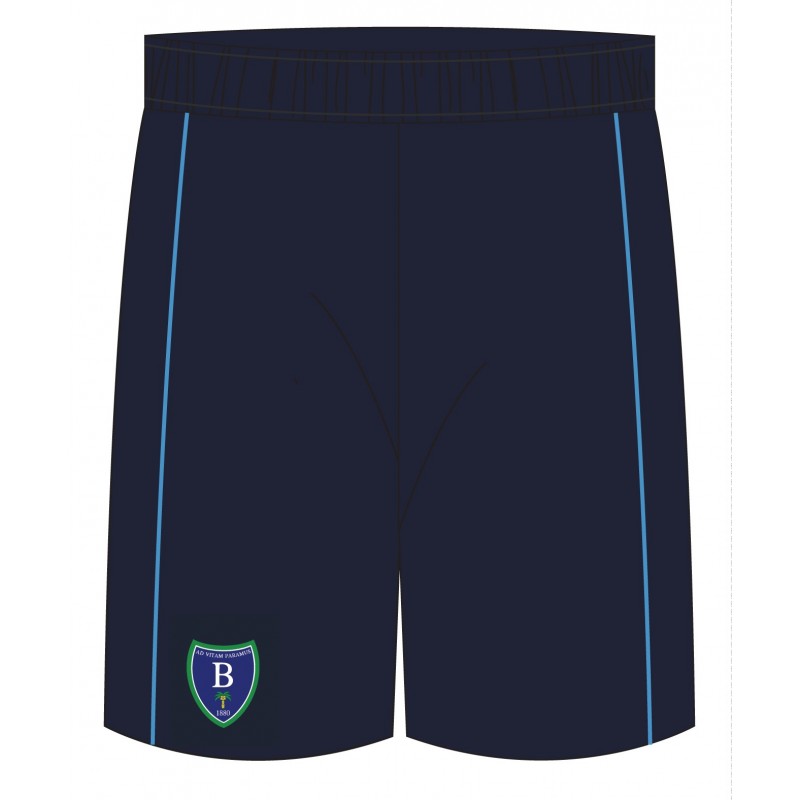 Navy Blue PE Short With Logo