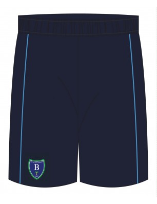 Navy Blue PE Short With Logo