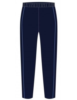 Navy blue track pants for school on sale