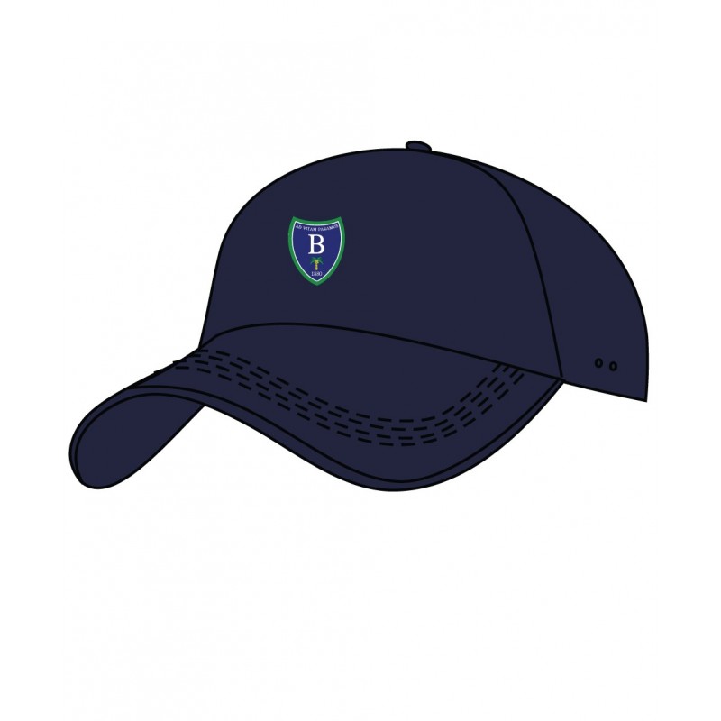 Navy Baseball Cap With Logo