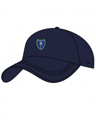 Navy Baseball Cap With Logo