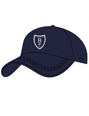 Navy Baseball Cap With Logo