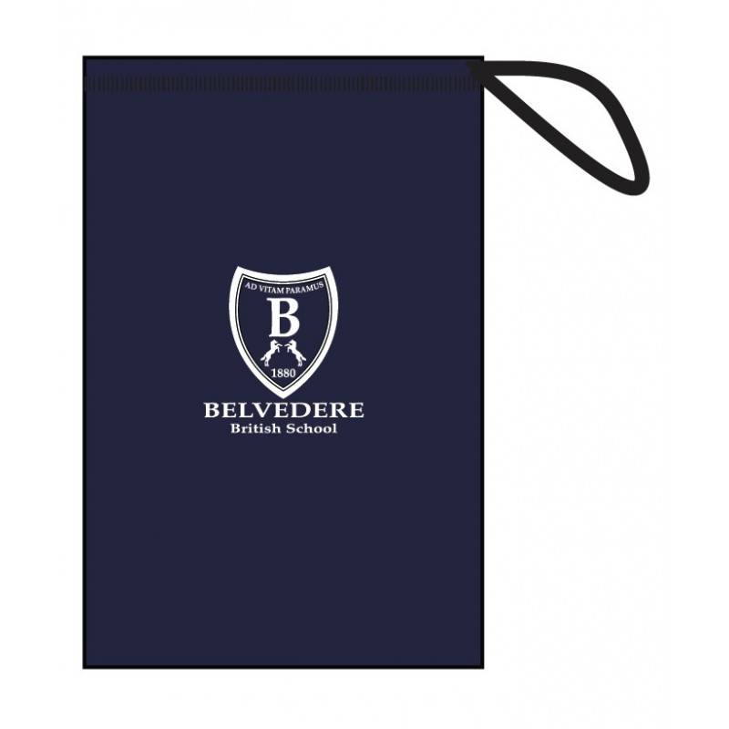 Navy Blue PE/Swimming Bag With Logo