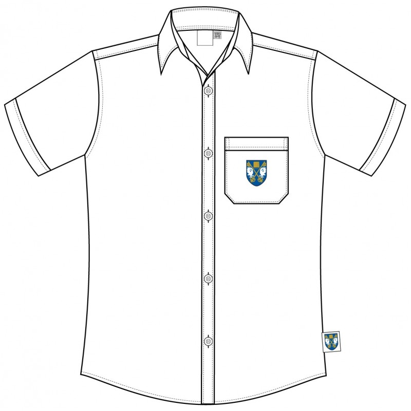 White Short Sleeve Shirt -- [YEAR 1 - YEAR 9]