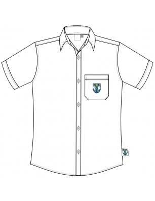 White Short Sleeve Blouse -- [YEAR 5 - YEAR 9]