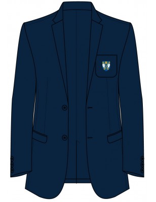 Navy Blue Blazer With Logo -- [YEAR 5 - YEAR 9]