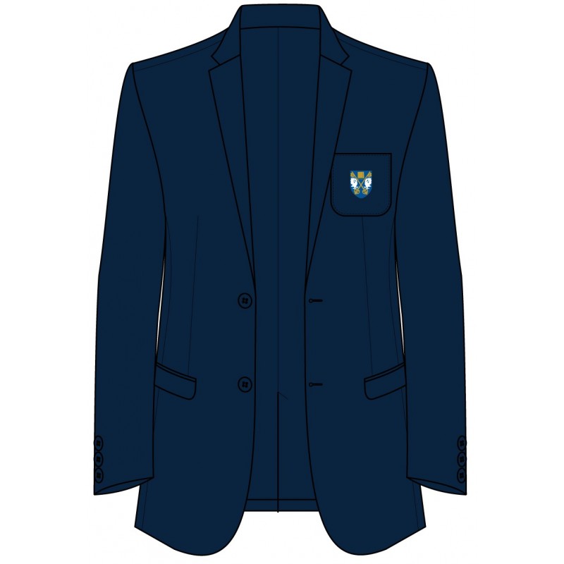 Navy Blue Blazer With Logo -- [YEAR 5 - YEAR 9]