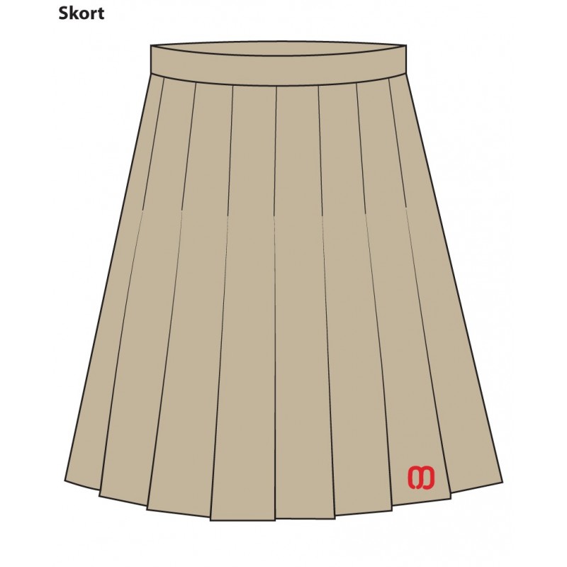 Khaki Skort -- [PRE KG - GRADE 5]