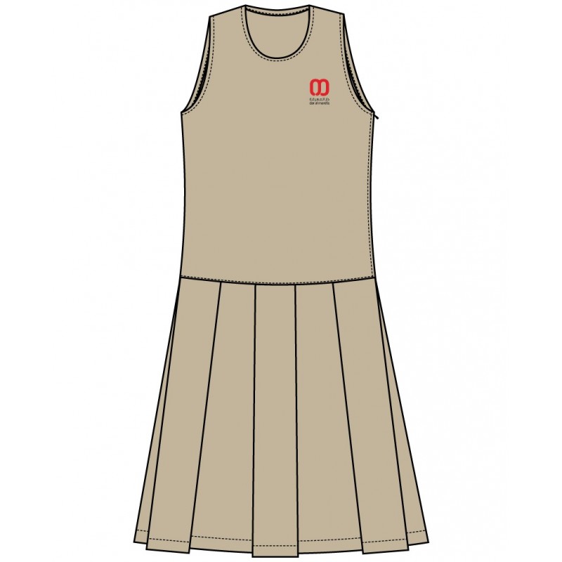 Khaki Pinafore-- [PRE KG - GRADE 5]