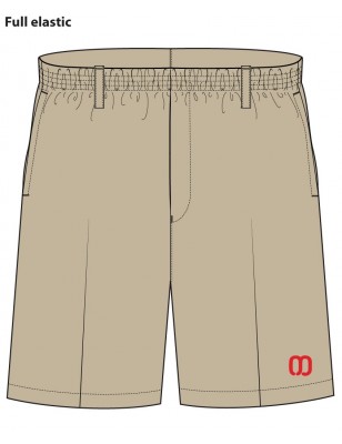 Khaki Bermuda Short -- [PRE KG - GRADE 5]