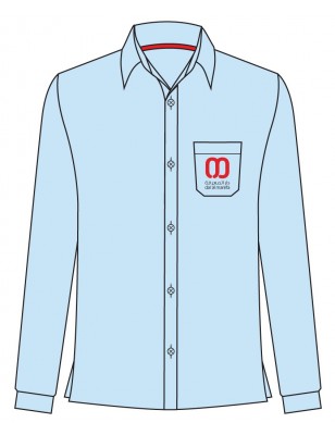 F/S Skyblue Shirt -- [GRADE 3 - GRADE 12]