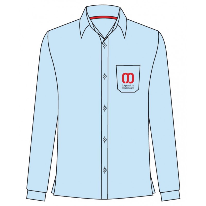 F/S Skyblue Shirt -- [GRADE 3 - GRADE 12]