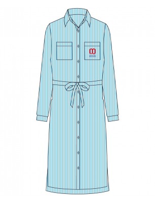 Stripe Long Dress -- [GRADE 9 - GRADE 12]