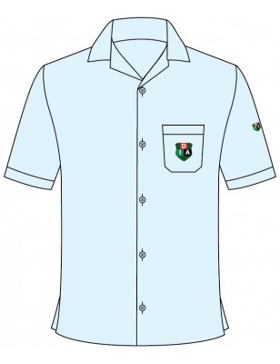 Skyblue Shirt With Logo