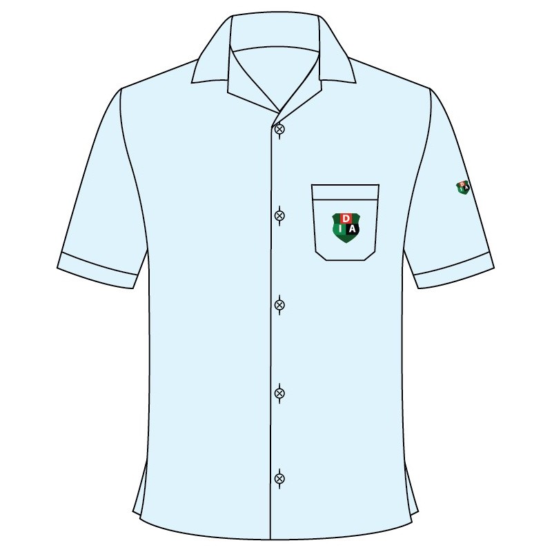 Skyblue Shirt With Logo