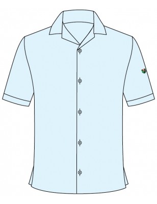 Skyblue Blouse With Logo