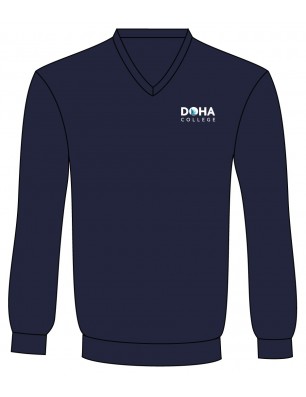 Navy Blue VNeck Sweater -- [EYFS TO SECONDARY]