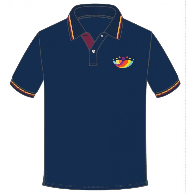 Navy Blue Polo T.Shirt -- [GRADE 1 - GRADE 2]