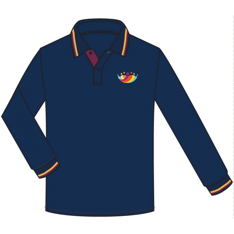 Navy Blue Polo T.Shirt FSL -- [GRADE 3 - GRADE 5]