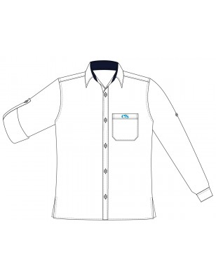 White Foldable Shirt -- [PRE SCHOOL - GRADE 12]