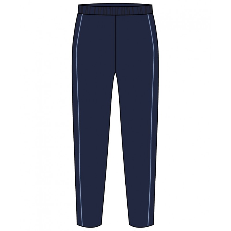 Navy blue track hot sale pants for school