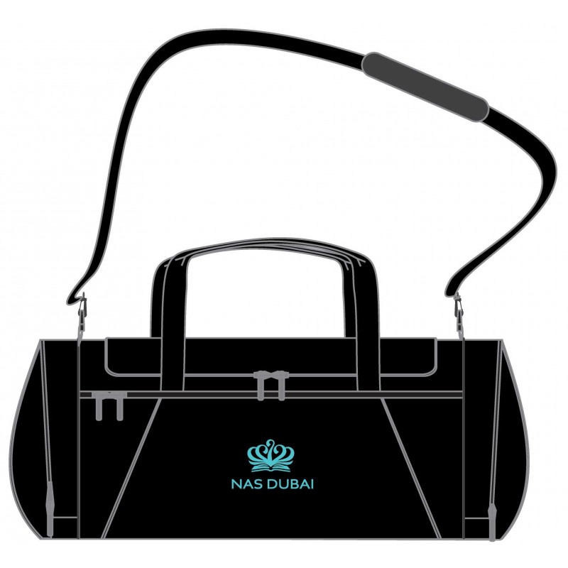 Black Sportsbag With Logo