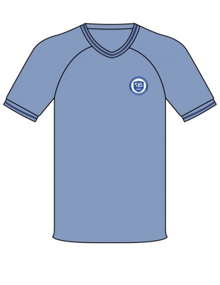 V-Neck Polo   [ P.E. ]  T-Shirt