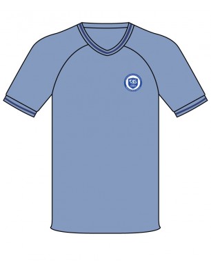 V-Neck Polo   [ P.E. ]  T-Shirt