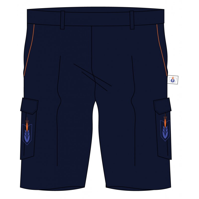 Navy Blue Cargo Short -- [KG1 - GRADE 5]