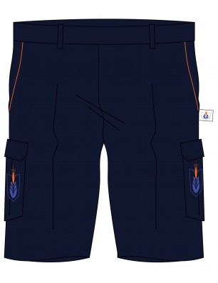 Navy Blue Cargo Short -- [KG1 - GRADE 5]