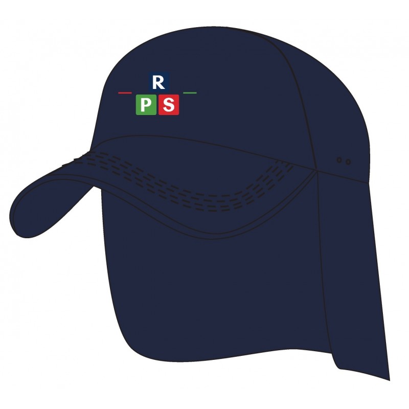 Navy Blue Legionnaire Cap With Logo