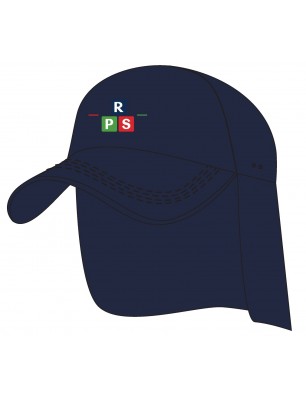 Navy Blue Legionnaire Cap With Logo