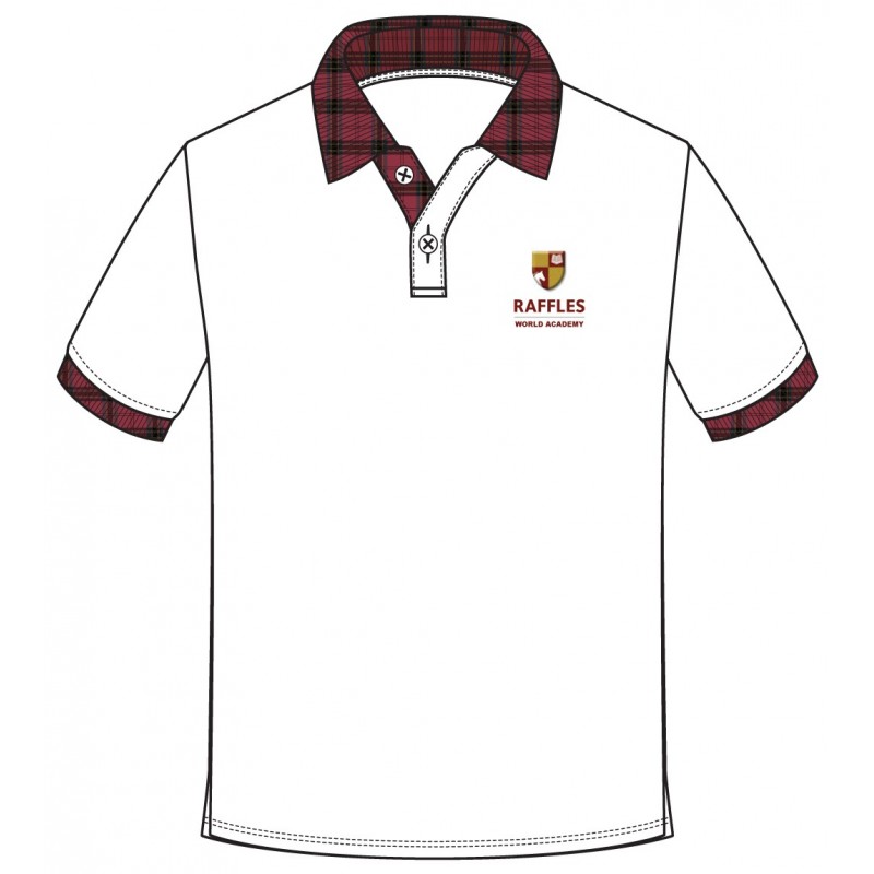 White Polo T.Shirt -- [KG1- GRADE 5]