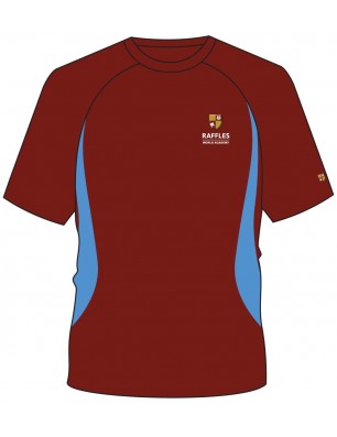 Maroon Round Neck T.Shirt -- [KG1 - GRADE 12]