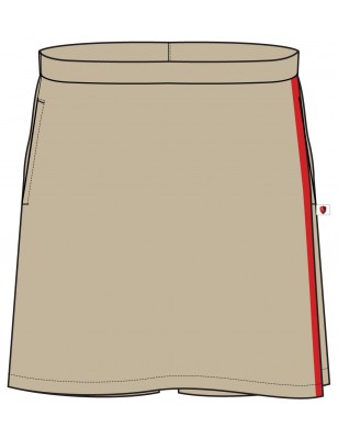 Khaki Skort -- [PRE-SCHOOL 1 - GRADE 5]