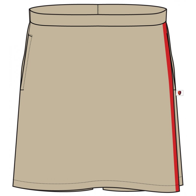 Khaki Skort -- [PRE-SCHOOL 1 - GRADE 5]