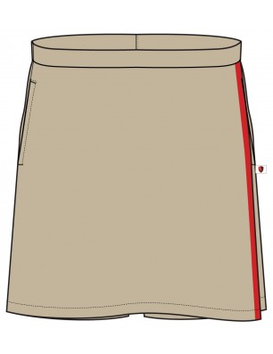 Khaki Skort -- [PRE-SCHOOL 1 - GRADE 5]