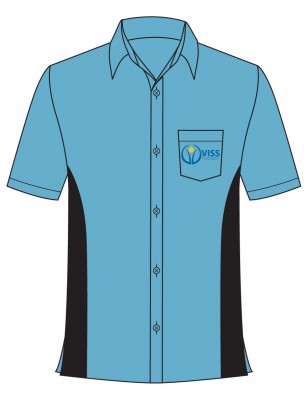 Oxford Shirt With Panel -- [GRADE 6 - GRADE 12]