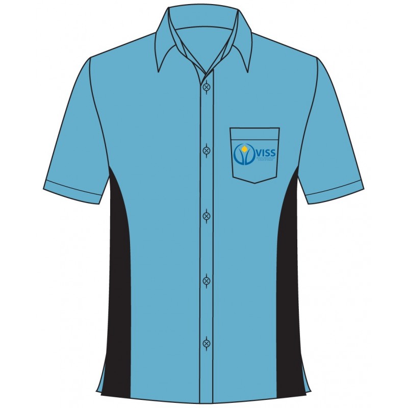 Oxford Shirt With Panel -- [GRADE 6 - GRADE 12]